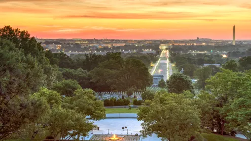Arlington National Cemetery in Virginia (© Dennis Govoni/Getty Images)