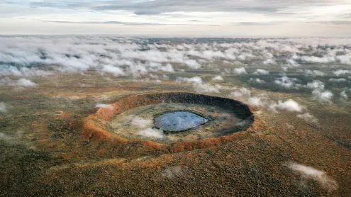 Wolfe Creek Crater, Australia (© Abstract Aerial Art/Getty Images)