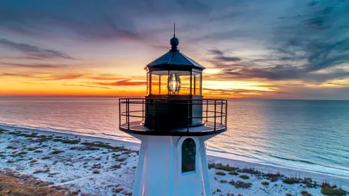 Gasparilla Island Rear Range Light, Boca Grande, Florida (© Wiltser/Getty Images)