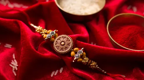 A rakhi (© Seemanta Dutta/Getty Images)