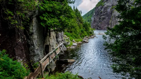 Avalanche Lake Trail at Adirondack High Peaks, New York (© Posnov/Getty Images)