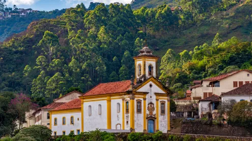 Antiga igreja barroca em Ouro Preto, Minas Gerais (©  Fred_Pinheiro/iStock/Getty Images Plus)