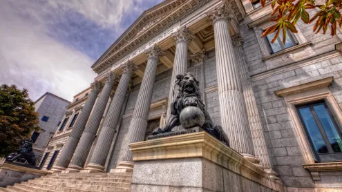 Palacio de las Cortes, Madrid, España (© marcp_dmoz on Flickr/Getty Images)