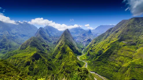 Cirque de Mafate, Dos d'Ane, Île de la Réunion (© Gael Fontaine/Alamy)