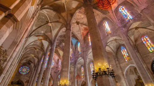 Canto de la Sibila, Catedral-Basílica de Santa María de Mallorca, Islas Baleares, España (© Daniel OUDIN/Alamy)