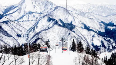 ガーラ湯沢スキー場, 新潟県 (© Metta Bunkeaw/Alamy)