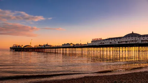 Brighton Palace Pier, Brighton, England (© Michael Jewes/iStock/Getty Images)