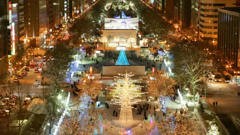 大通公園, 札幌市 (© Reuters/Kimimasa Mayama)