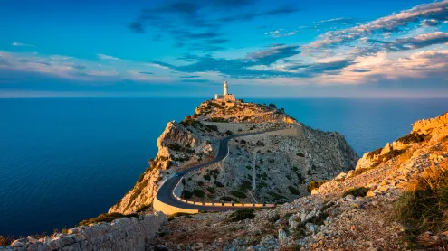 Formentor Lighthouse, Mallorca, Balearic Islands, Spain (© Allard Schager/Getty Images)
