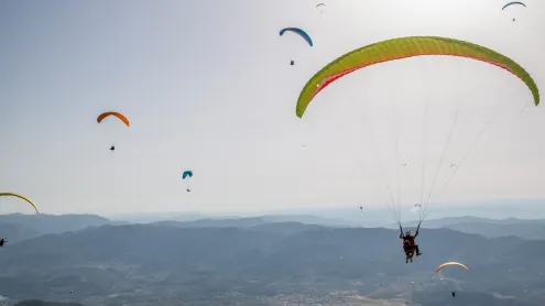 Campeonato de Europa de Parapente. Pegalajar, Jaén, España (© Jorgefontestad/Getty Images)