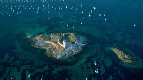 Fort Cigogne, archipel des Glénans, Bretagne (© Gerard SIOEN/Getty Images)