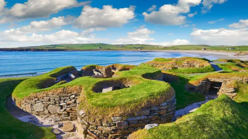 The Neolithic settlement of Skara Brae, Orkney, Scotland (© Paul Williams - FunkyStock/Getty Images)