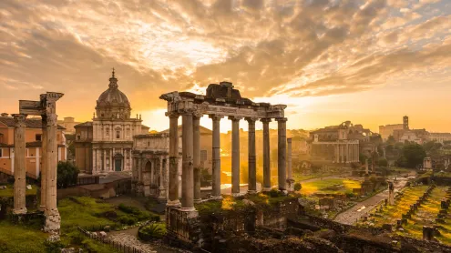 Foro Romano, Roma, Lazio, Italia (© Will Harding/Getty Images)