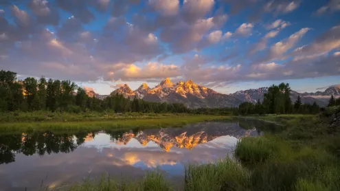 Sunrise at Grand Teton National Park, Wyoming (© Kurt Budliger/Tandem Stills + Motion)