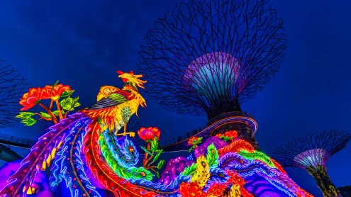 Mid-Autumn Festival in Gardens by the Bay, Singapore (© Victor Y. Zhuo/Alamy)