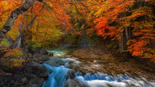 Equinoccio de otoño en la Pradera de Ordesa, Huesca (© Susana Guzman/Alamy Stock Photo)