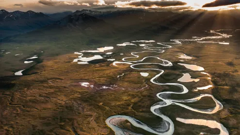 Wind River, Brooks Range, Arctic National Wildlife Refuge, Alaska (© Design Pics/Danita Delimont)