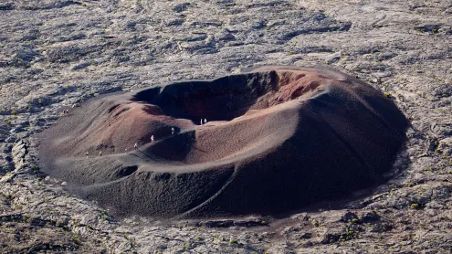 Volcan Formica Leo, Piton de la Fournaise, île de La Réunion (© Stefan Kiefer/imageBROKER.com GmbH & Co. KG/Alamy Stock Photo)
