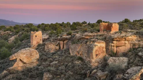 Pueblo ruins, Hovenweep National Monument, Utah (© Alan Majchrowicz/Getty Images)