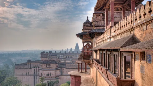 Jahangir Mahal inside the Orchha Fort complex, Orchha, Madhya Pradesh (© Mukul Banerjee Photography/Getty Images)