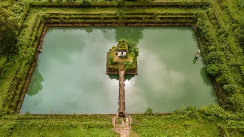 Champaka Sarasi pond near Shivamogga, Karnataka, India (© Amith Nag Photography/Getty Images)