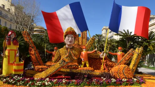 Fête du citron, Menton, Alpes-Maritimes (© NelzTabcharani316/Shutterstock)