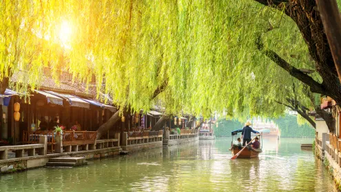 苏州古镇风景，江苏省，中国 (© gyn9038/Getty Images)