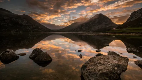 Lagos de Covadonga, Asturias, España (© David Garcia Eirin/Alamy Stock Photo)