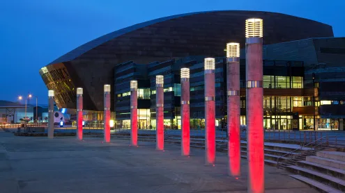 Wales Millennium Centre, Cardiff, Wales (© Billy Stock/Collection Mix/Getty Images)