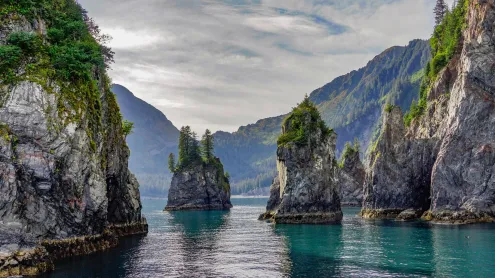 Spire Cove in Kenai Fjords National Park, Seward, Alaska (© Wander Photography/Getty Images)