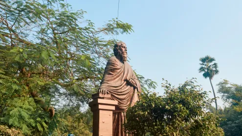 Statue of Rabindranath Tagore at Rabindra Sarobar, West Bengal (© suprabhat/Shutterstock)